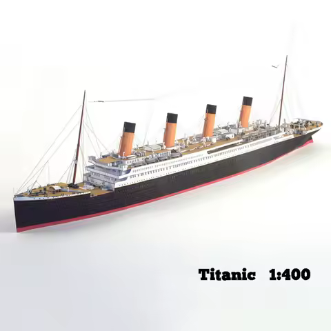 1/400 Titanic Ship DIY Paper Model Kit Education craft for Decoration