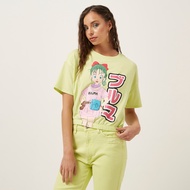 Bulma Print Elasticated Hem Top