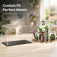 Custom Size Acrylic Display Case for Lego 41757 Botanical Garden Dustproof Protection Collector