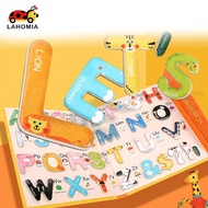LAHOMIA Magnetic Puzzle Book Learning Toys Drawing Writing Skills for Kid 3 4 5 Years