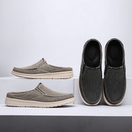 Hey Dude canvas Men's Large Size Ultralight Casual slip-on causal Shoes garden shoes eu39-47
