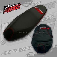 Kulit Jok Logo (King Speed) Variasi Bordir (King Drag) Brodir (Pemasangan Tukang Jok) Motor Bebek