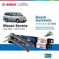 Bosch Aerotwin Retrofit U Hook Wiper Set for Nissan Serena C24 (26"/14")