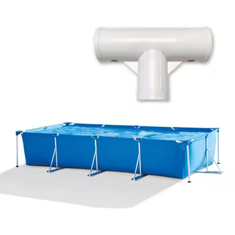 Premium Rust Resistant Pool Hose Adapter 40 mm Sturdy T Shaped Coupling PP Straight Tee Hose Connect