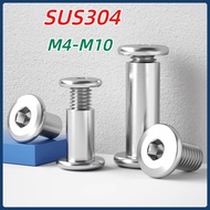 [MX] Pair Lock Screw Nut M4-M10 Furniture Inverted Hexagon Socket Hexagon Socket Rivet Splint Screw 