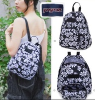 Jansport 小背囊 🌼 迷你 背囊 HALF PINT PUNK PANSIES BLACK  ✨️正品✅️  韓國直送
