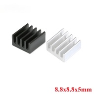 20pcs 8.8x8.8x5mm Heatsink Radiator Cooling Fin Aluminum Heat Sink A4988 8.8*8.8*5mm for Electronic 