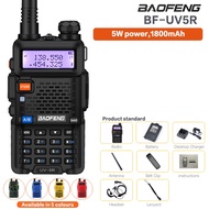 【FREE Headset】Baofeng UV-5R 5W Walkie Talkie 10 km Baofeng uv5r walkie-talkie hunting Radio uv 5r Baofeng UV9R UV82 UV-8HX UV-XR 1`800mAh