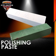 Grade AA 450g Polishing Paste Wax Compound White/Green Abrasive Paste Bright Polish Silver Batu Poli
