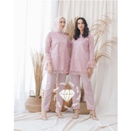 Baju Setelan Wanita Fashion Muslim Kekinian Terbaru 2021 Set Premium