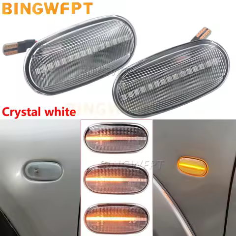 Dynamic For Mitsubishi Triton L200 2005-2015 Pajero Montero Sport Nativa 2008-16 LED Side Marker Bli