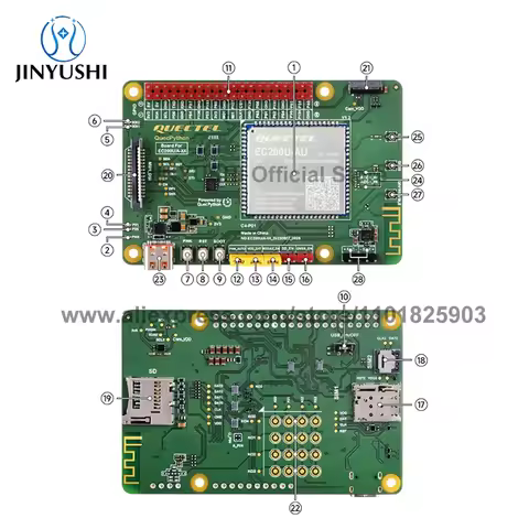 Quectel EC200U Development Board EVB Kit EC200U-EU AU LA EC200UAUAA C4-P01 For QuecPython LTE Cat-1 