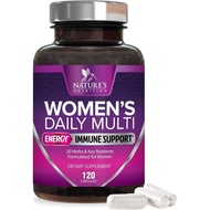 Multivitamin for Women - with Vitamins A, C, D, E, B6, B12, Zinc, Calcium & Magnesium, Womens Daily 