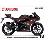 SUZUKI GSX 150R 18 Fullbody Decal Sticker, Decal GSX 150SUZUKI