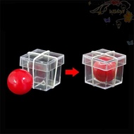 BLISS Clear Ball Through Box, Illusion Magic Magician Game Ball Penetrate Box, Comedy Toy Plastic Gi