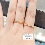 375% gold ring