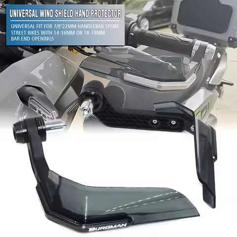 Motorcycle shield Windshield Handle guard Protector Windshield Fit For AN200 AN250 AN400 AN650 Burgm