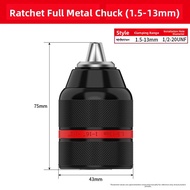 BROPPE | Electric Drill Chuck Self-locking Adapter Ratchet Electric Wrench Drill Bit Adapter