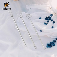 [KOZEEY] Set of 3 Fondue Forks for Cheese Fruit Dipping Forks Pastry Pralines Fruit
