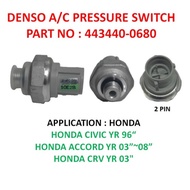 ORIGINAL DENSO A/C PRESSURE SWITCH  R134 SD CIVIC 1996 SO4 ,ACCORD SDA 2003 TAO 2008 ,CITY 2009 TMO 