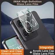 [ Lens Film + Cap ] iMak Motorola Moto G75 5G Camera Lens Film HD Tempered Glass Screen Protector