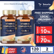 Totaria 13-in-1 Vitamin B Complex Plus with Vitamin B1, B2, B3, B4, B5, B6, B7 (Biotin), B8 (Inosito