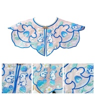 【seve*】 Ancient Hanfu Collar False Pearls Yunjian Embroidery Lace Collar Hanfu Shawl