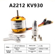 XXD New Fixed Wing Aircraft Model Brushless Motor 2216 2208A 2212 1400 2450KV Remote Control Toy Par