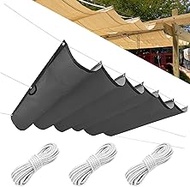 Retractable sun sail, HDPE sun protection pergola, replacement shade cover, sun protection, waterpro