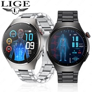 Lige ECG + PPG นาฬิกาอัจฉริยะสำหรับผู้ชาย, นาฬิกากีฬา2024สายสมาร์ทวอท์ชบลูทูธกันน้ำวัดน้ำตาลในเลือดสำหรับ iOS Android