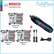 Cutiehaus BOSCH [Bundle] GO 2 SOLO Smart Screwdriver-06019H21L1+BOSCH 35pcs ExtraBitSet-2607017728,2