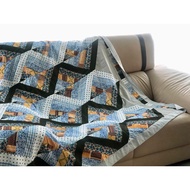Homemade Single Patchwork Blanket 【Double Bed Size】百家被 Selimut