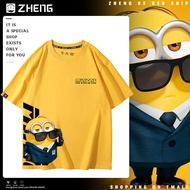 Minison  T-shirt for  Unisex Man and Woman   Cute Cartoon Fun Minions Wearing T-shirt  S-5XL
