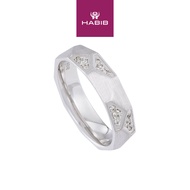 HABIB Men's Ring in 925 Silver Palladium 274121025(PLD)