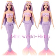 Ca3 Mermaid Doll B a r b i e Mermaid Doll with Pink & Lilac Fantasy Hair & Headband Accessory 1 New 