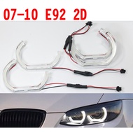 BMW 07-10 E92 E93 M3 335i 2D White C Type Crystal Angel Eye Daytime Running Light DRL