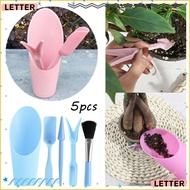 LETTER 1/5pcs Bucket shovel digging tool Plant Uproot Succulent Plant Gardening Tools Kit Plant Care Mini Home&amp;garden Scooping spoon Planting plant transplant tool