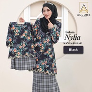 Allure Exclusive Set Baju Kurung Sulam Nylia 2025 Mango 8D Ibu Anak Sedondon