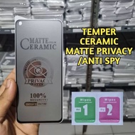 (DS) Oppo F7/F9/F11/F11 PRO/PRIVACY MATTE CERAMIC TEMPER/ANTI SPY BEST QUALITY