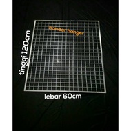 GANTUNGAN 60x120 accessory hanging box net frame (chrome iron)