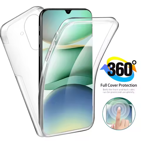 Redmy A5 4G Case 360 Degree Double-Sided Crystal Clear Cover For Redmi A5 RedmiA5 A 5 5 A 4G Full Co