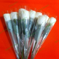♤ bunga mawar asli/ mawar tangkai / mawar / bunga mawar putih