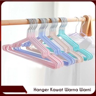 HANGER BAJU KAWAT TEBAL ANTI SLIP GANTUNGAN STAINLESS DEWASA