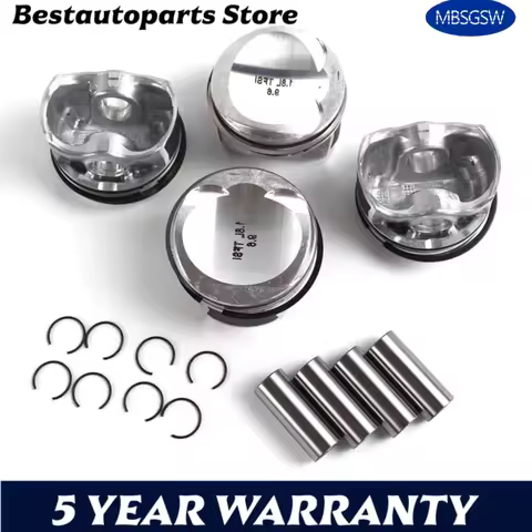 1.8T Engine Pistons 21mm & Rings 83mm Fit For VW Golf AUDI A3 A4 A5 TT CDHA EA888