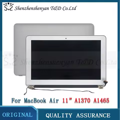 AAA+ New A1370 Assemble Full LCD Screen for MacBook Air 11" A1370 2010 2011 A1465 2012 LCD Screen Em