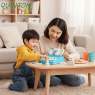 QUINTON Letter Sticker Toys, Puzzle Paper Number Cognition Early Math Game, Portable Spelling Practi