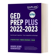 Kaplan GED Test Prep Plus 2022-2023 English Original Test Book English Book