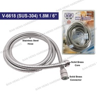 VIP DOUBLE BUCKLE S/S HOSE V-6612 V-6615 V-6618 (SUS-304)