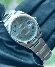 ROLEX DATEJUST 126200 溫布頓板帶 2024年 二手全套