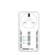 AZTECH HL115EP HOMEPLUG AV 500Mbps WITH AC PASS-THROUGH